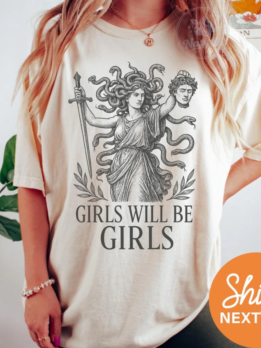 Girls Will Be Girls Short Sleeve Tee - Ivory